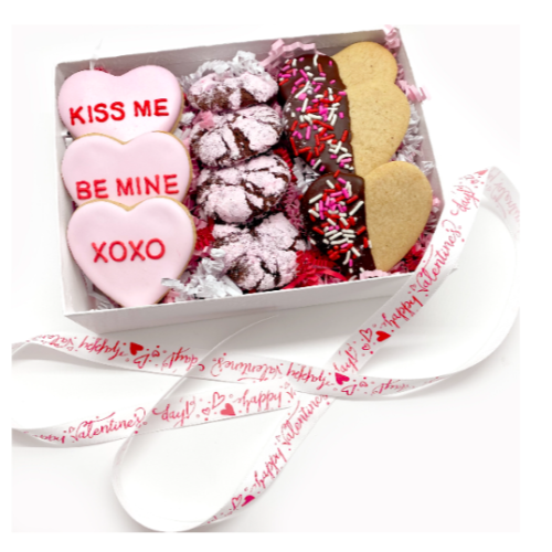 Valentines Cookie Gift Box
