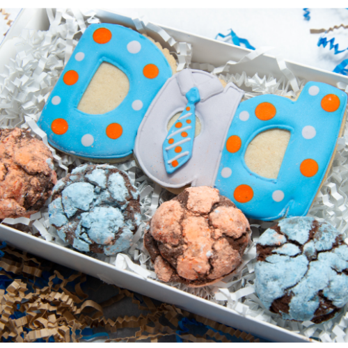 Fathers day cookie gift box